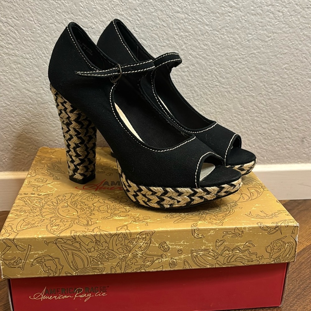American Rag Chevron Espadrille Platform Sandal